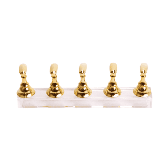 PPKVUFD 1 Set Nail Stand Acrylic Nail Art Display Stand Magnetic Nail Tips Practice Holder for DIY Painting Nails Stand kit