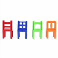 thumbnail image 1 of Silla apilable de juguetes Okuyonic Colorful para educación preescolar, 1 of 9