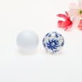 thumbnail image 6 of REGALWOVEN Flower Ceramic Knobs Blue and White, 6 Piece, 6 of 6