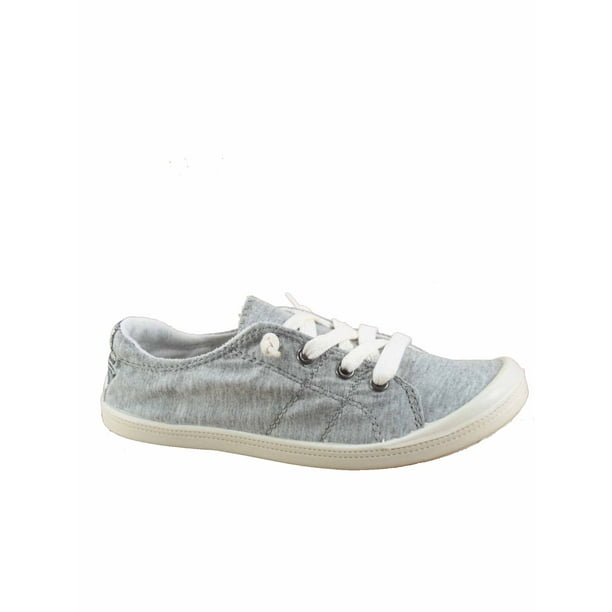 slip on round toe flat canvas sneakers