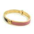 thumbnail image 2 of Pre-Owned FENDI Bangle Metal Black x Pink Gold Women's 56003a, 2 of 5