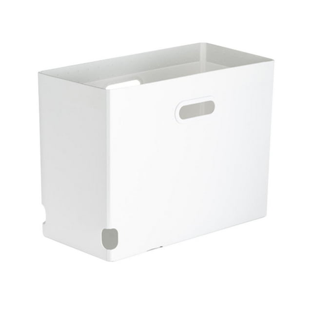 MesaSe File Organizer Cardboard File Box for Letter Size Hanging File Folder Storage Collapsible Hanging File Organizer with Handles for Office/Home/School