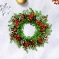 thumbnail image 6 of Jienlioq Christmas Clearance Extra Large Christmas Wreath Decor for Front Door Window Display - Holiday Mall Scene Setting Prop Giftable Xmas Hanging Ornament Indoor Outdoor, 6 of 7