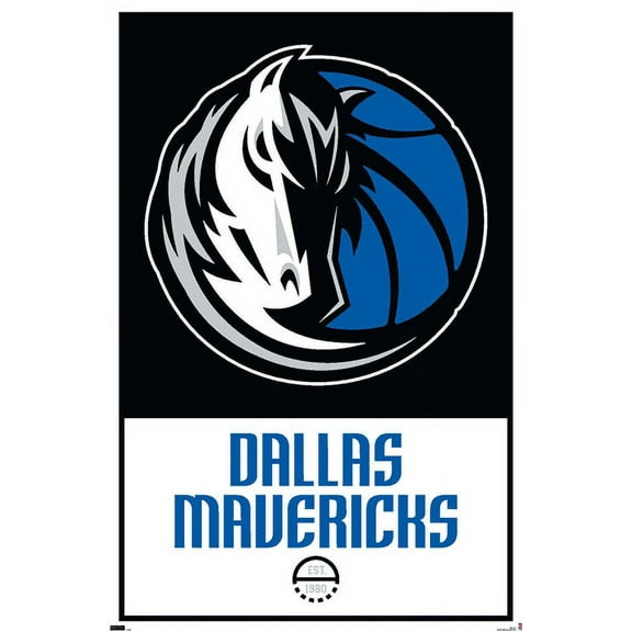 NBA Dallas Mavericks - Logo 21 Wall Poster, 22.375" x 34"