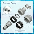 thumbnail image 4 of Fnochy 1.25'' Pool Hose, Swimming Pool Pump Replacement Hoses include Hose Clamps, Blue Plastic Filter Sucion Hose Pools 5 Foot(59'') Long for Above Ground Pool - 2pcs, 4 of 6