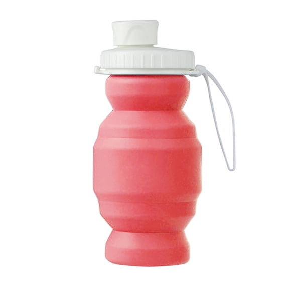 Collapsible Water Bottle, Reusable 320ml Silicone Water Bottle for Gym, Camping, Hiking, Leak Proof Sport Water Bottles