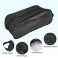 thumbnail image 3 of Uxcell Golf Shoe Bag, Dust Proof Shoe Bags Portable Golf Shoes Organizer, Black 2 Pack, 3 of 5
