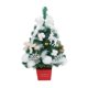 thumbnail image 1 of Artículos de decoración Mini árboles de Navidad artificiales de mesa con lazo, ciervo, conejo, bola de pelo de algodón, campana de plumas, adornos de copo de nieve para mesa, escritorio, decoración, 1 of 5