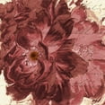thumbnail image 2 of Pinto, Patricia 15x15 Black Ornate Wood Framed with Double Matting Museum Art Print Titled - Marsala Peonies Square I, 2 of 4