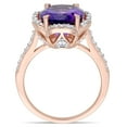 thumbnail image 4 of Everly Women's Amethyst 14K Rose Gold Engagement Ring, 4 of 8