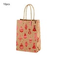 thumbnail image 2 of Aufmer 50 Pcs Christmas Themed Gift Bag with Tree Pattern, Holiday Party Favor Packaging, Seasonal Present Wrapping Solution(Multicolor), 2 of 6