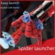 thumbnail image 1 of Lanzador de guantes de araña para niños, juguete lanzador de escupitajos de muñeca de héroe de juego de rol de araña, 1 of 5