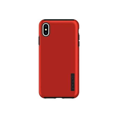 Incipio - DualPro Case for Apple® iPhone® XS Max - Iridescent Red/Black