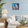 thumbnail image 3 of Stupell Industries Tropical A Strong Wind Sailboats Black Framed Giclee Art, 12 x 12, by Beth A. Forst, 3 of 8