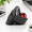 Red, variant on Blue Wireless Trackball Mouse with 54° Vertical Thumb Control