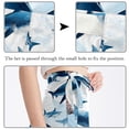 thumbnail image 3 of Shark Stylish Chiffon Women's Beach Summer Dress with Polyester Straps, 3 of 6