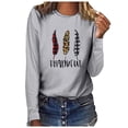 thumbnail image 2 of Pntutb Mujer Navidad top Casual Manga Larga O-cuello Sudadera Pullover Blusa Pntutb Pntutb-4850, 2 of 4