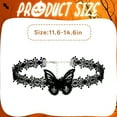 thumbnail image 2 of DESIGNICE Goth Accessories,Lace Butterfly Black Necklaces for Women,Polyester Goth Necklace,For Women Halloween Daily Use,Style3, 2 of 7