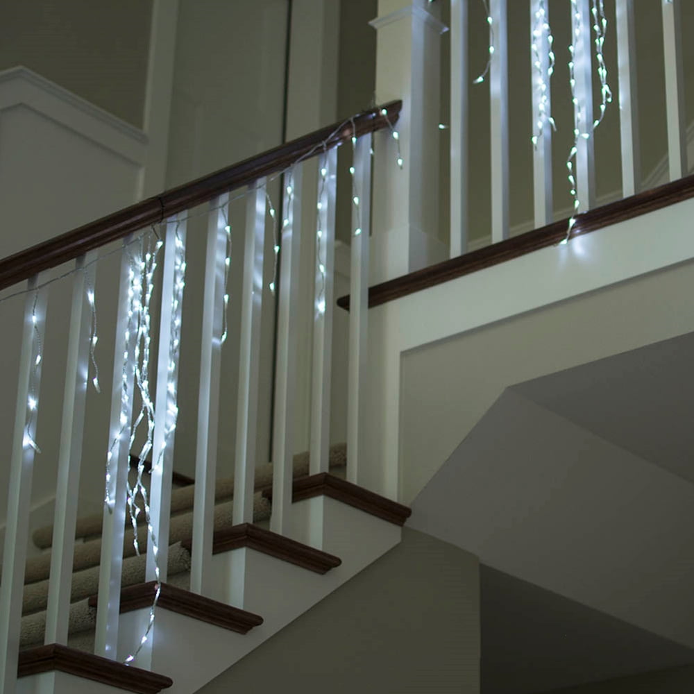 Commercial String Lights Commercial Grade Icicle Lights LED 51ft