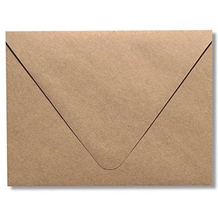 Shipped Free Contour Euro Flap Kraft Grocery Bag Brown 200 Boxed A6 -70lb Envelopes (4-3/4 x 6-1/2) for Invitations Announcements Weddings by The Envelope Gallery