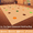 Jungle Colors on Tan, variant on KidCarpet.com On The Spot Seating Classroom Carpet, 4' x 6' Rectangle, Blue on Blue