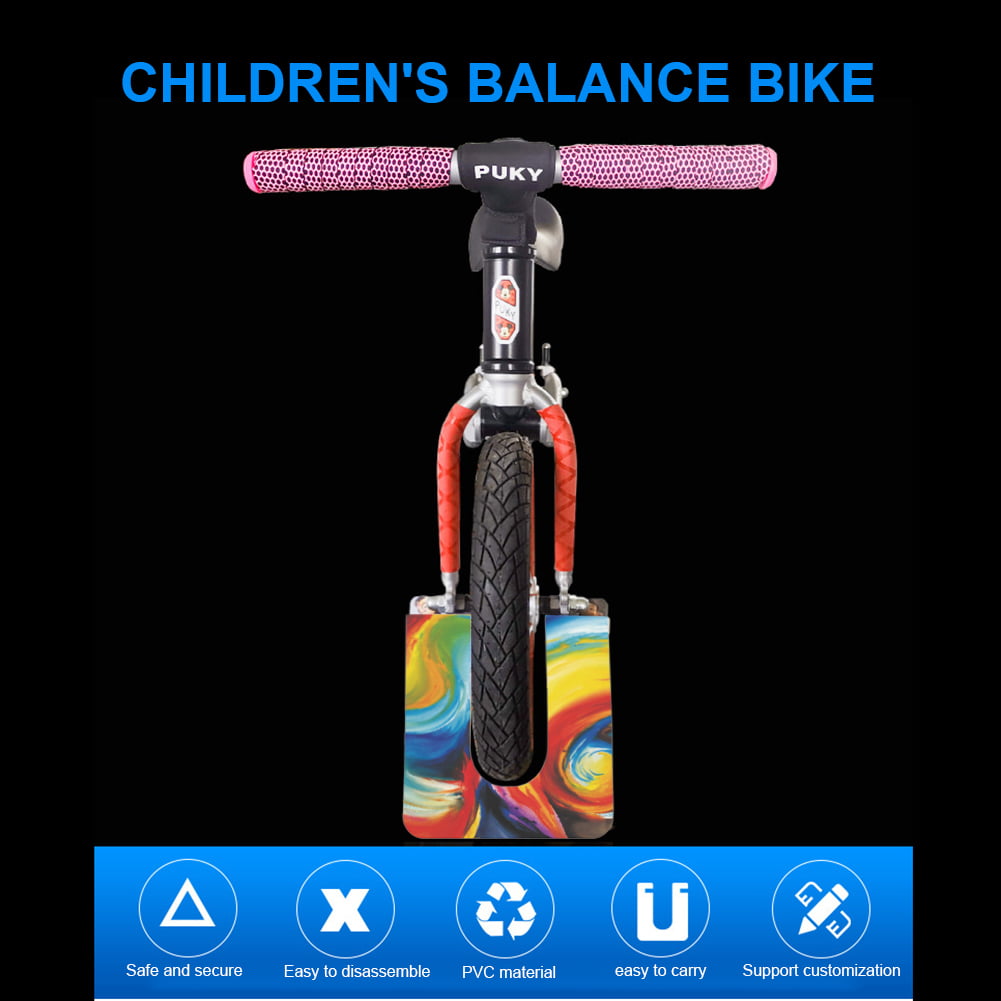 Mewtwo Balance Bike Stand Outdoor Bracket in Floor Indoor Foldable Portable Child Bike Parking Rack Balance Bicycle kickstand for 10-12 Balance Bike
