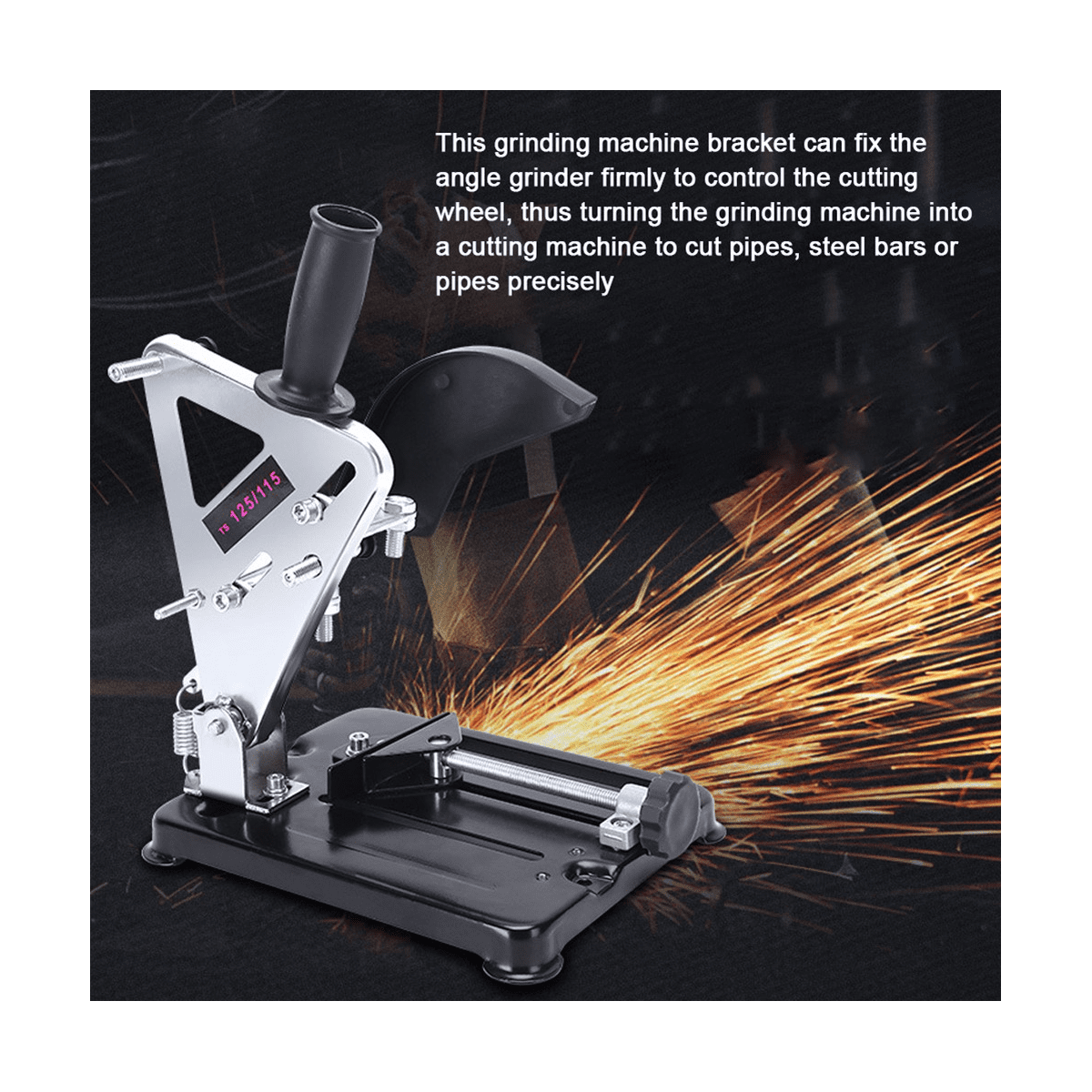 1 x Angle Grinder Bracket-Black