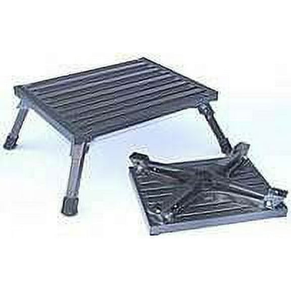 Safety Step F-08C Folding Step, Large 15" x 19" Platform, 8" High