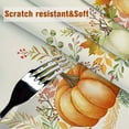 thumbnail image 5 of Thanksgiving Tablecloth, Autumn Pumpkins Vines Rectangle Table Cloth 60x84 Inch, Maple Leaf Fall Harvest Tablecloths, Waterproof Spillproof Table Cover for Dinner Kitchen Party Holiday Decoration, 5 of 5