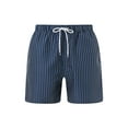 thumbnail image 3 of Musuos Men's Summer Quick Dry Swim Trunks Swimsuits Stripe Drawstring Beach Shorts Casual Swimming Shorts with Pockets, S-XXL, 3 of 10