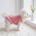 thumbnail image 4 of Fievgin Dog Sweater with Leash Ring, Soft Warm Winter Fleece Vest for Small Dogs Cats Puppy Size M, 4 of 6