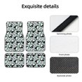thumbnail image 4 of Fotbe Panda And Eucalyptus Juego de 4 Tapetes para Auto con Estampado – Alfombrillas de Goma Reforzada, Diseño Antideslizante, Protección para Todo el Año – Vehículos, Autos, Camionetas y SUVs, 4 of 7
