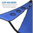 thumbnail image 5 of Easygoproducts Giant Oversized Big Portable Folding Tailgatingcampingsports Outdoor Chair W 6 Cup Holders Folds Into Carry Bag (Blue), 5 of 5