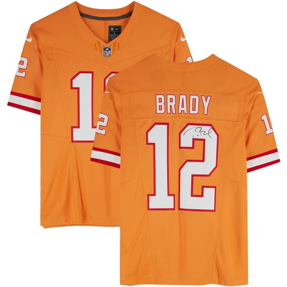 Tom Brady Tampa Bay Buccaneers Autographed Vapor F.U.S.E Limited Orange Jersey - Fanatics Authentic Certified