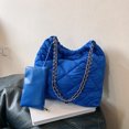 thumbnail image 1 of Conjunto de 2 uds de monedero, bolsos informales de gran capacidad para mujer, bolso de mano suave y hinchado, Color sólido para niñas, compras FLhrweasw Para estrenar, 1 of 9
