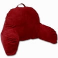 thumbnail image 1 of Living Santé Products J-12-RED Microsuede Coussin de Lit - Rouge - Coussin de Lecture de Repos de Lit, 1 of 4