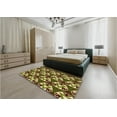 thumbnail image 5 of Ahgly Company Machine Washable Indoor Rectangle Transitional Metallic Gold Area Rugs, 4' x 6', 5 of 7