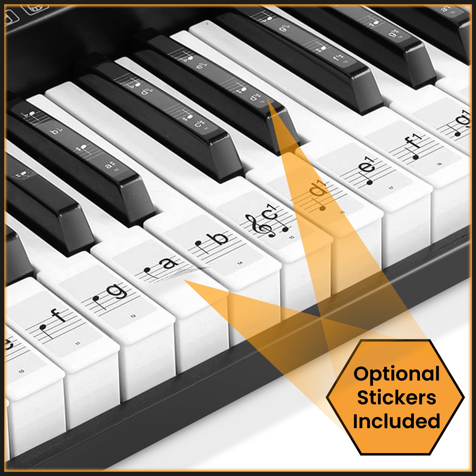 Hamzer 61 Key Keyboard Piano w/ Stand & Bench - Set for Beginners