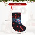 thumbnail image 4 of Haiem Cosmic Red Sparkle Dice Pattern Christmas Stockings, Personalized 18 Inches Knit Christmas Stockings Xmas Hanging Stockings for Family Christmas Decorations, 4 of 7