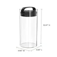 thumbnail image 2 of Prepara Green Grocer Fresh Saver Medium - Tall Vacuum Seal Food Storage Container, Black, 2 of 6