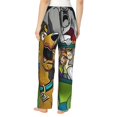 thumbnail image 3 of Sigee Scooby-Doo Cf Print Women's Soft Pajama Pants - Breathable and Comfortable Lounge Sleep Bottoms with Elastic Waistband and Pockets-Large, 3 of 9