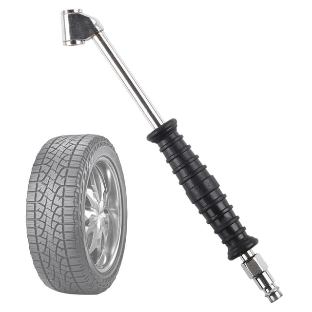 Air Tire Pressure Inflator Gauge Valved Compressor Car Van Bike Tire Inflator Pressure Gauge Auto Parts