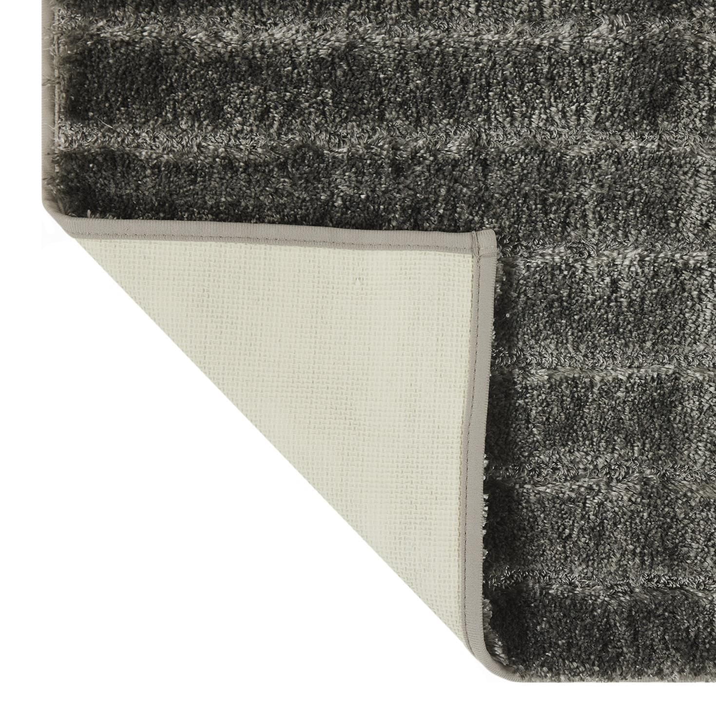 Ensemble de tapis pour salle de bain 2 pièces à rayures touffetées gris platine Mainstays