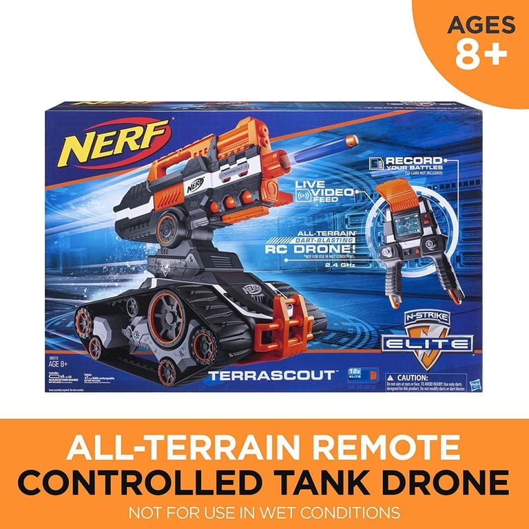 NERF - N-Strike Elite - Terrascout Remote Control Drone Blaster