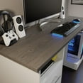 thumbnail image 3 of Sauder Select Gaming Desk, White, 429612, 3 of 9
