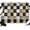 Black, variant on Black Gold Mosaic Backdrops for Photography, Rustic Abstract Checkerboard Grids Fabric Photo Background Sturdy Studio Props for Photo Studio, Video Recording, Booth & Photoshoot 7x5ft