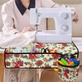 thumbnail image 4 of HELLHERO Protective Mat Sewing Machine Pad Removable Storage Bag Storage Household Accessories Sewing Machine Mats for Woman Gifts, Christmas Poinsettia, 4 of 5