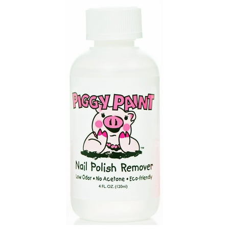 Piggy Paint 100% Non-toxic Girls Nail Polish, Safe, Chemical Free, Low Odor for Kids - Remover, 4 (Best Non Toxic Nail Polish Remover)