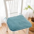 thumbnail image 5 of Pakyozj Chair Cushions for Dining Chairs, Thick Seat Cushions for Kitchen Chairs, D-Shaped Chair Pads, Ties and Non Slip Backing, 17" x 18", 5 of 6