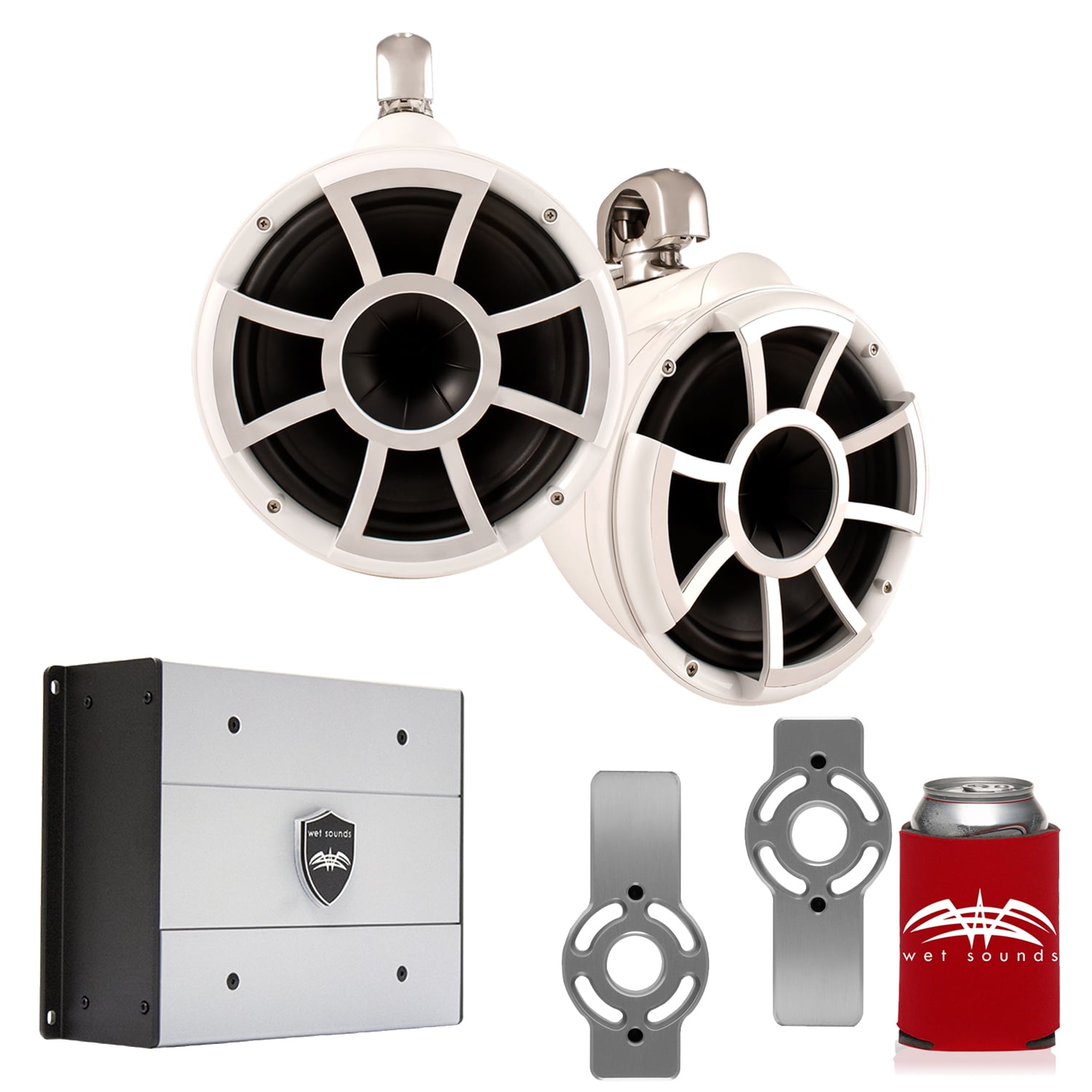 Wet Sounds for Mastercraft 2007 & Up REV10 10" White Swivel Tower